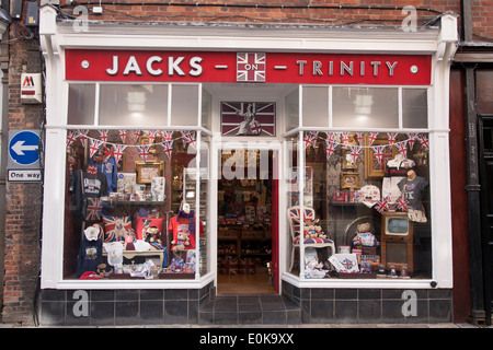 Martinetti sulla Trinità, Trinity Street, Cambridge, Inghilterra, Regno Unito Foto Stock