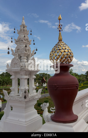 Architettura tradizionale thailandese in stile Lanna Foto Stock