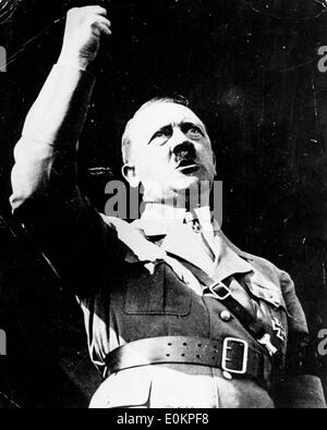 Adolf Hitler Leader e Imperial cancelliere della Germania Foto Stock