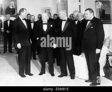 I tre grandi si riunisce a Mid-Ocean Club Foto Stock