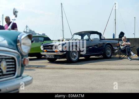 Chatham Dockyard classic car show Foto Stock