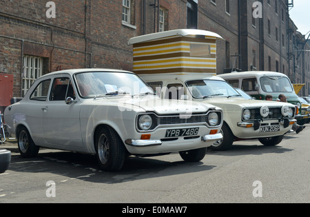 Chatham Dockyard classic car show Foto Stock