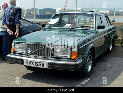 Chatham Dockyard classic car show Foto Stock