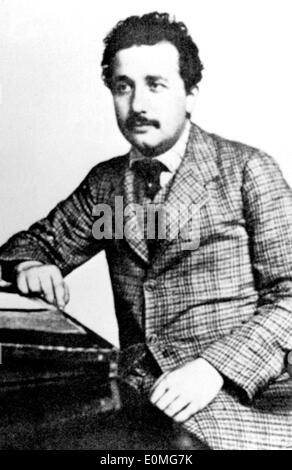 Albert Einstein all'ufficio brevetti Foto Stock