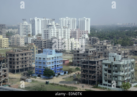 Edifici di salita in Kolkata, West Bengal, India Foto Stock