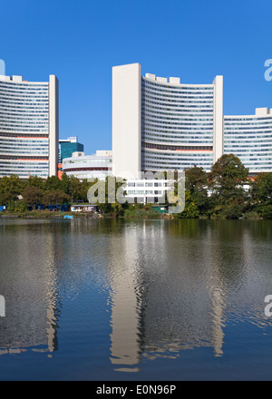 UNO City, Wien Österreich - UNO City, Vienna, Austria Foto Stock