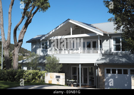 Staccato di Sydney home in Northern Beaches sobborgo di whale beach,NSW, Australia Foto Stock