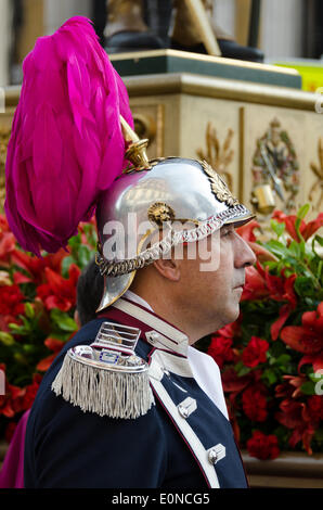 Processione per la festa di San Isidro, Madrid Foto Stock