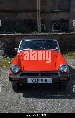 1977 arancione MG Midget Classic Sport Automobile Foto Stock