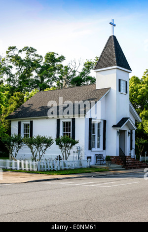 Nostra Signora Stella del mare La cappella cattolica di San Marys town, Georgia Foto Stock