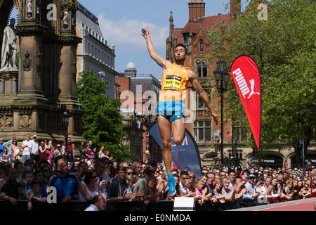 Manchester, Regno Unito. Il 17 maggio 2014. Il 2014 Grande città giochi, Manchester Credito: Steven Purcell/Alamy Live News Foto Stock