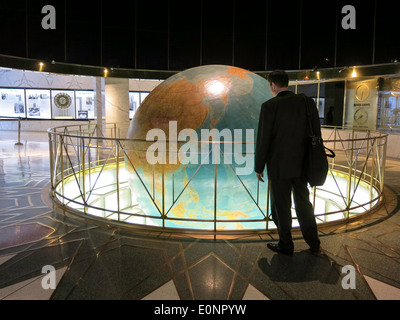 Daily News Building Interior, NYC Foto Stock