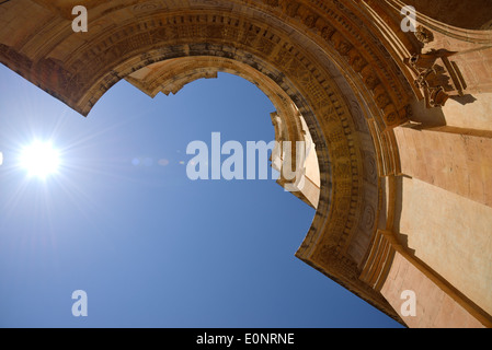 Chiesa barocca di Montevergine, Noto, Provincia di Siracusa, Sicilia, Italia Foto Stock