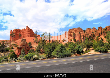 Red canyon percorso USA Foto Stock