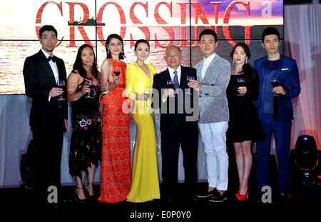 Cannes, Francia. Il 17 maggio 2014. I Cast Members partecipare alla promozione del film 'L' attraversamento di Cannes, nel sud della Francia, 17 maggio 2014. Credito: Chen Xiaowei/Xinhua/Alamy Live News Foto Stock