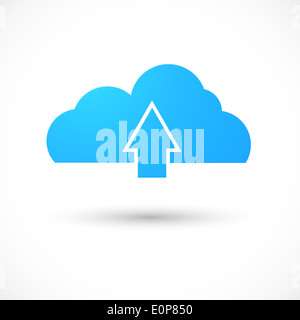 Il cloud computing icona Foto Stock