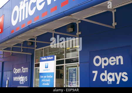 Officeworks, un cittadino australiano la catena di forniture per ufficio negozi è di proprietà di Wesfarmers ed è basata su Office Depot in USA Foto Stock