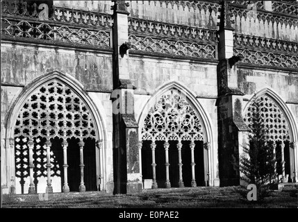 Mosteiro de Santa Maria da Vitória, Batalha (Portogallo) Foto Stock