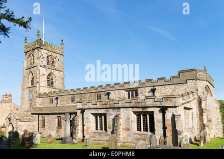 San Pietro e di san Paolo la Chiesa Bolton-da-Bowland, Lancashire, Inghilterra, Regno Unito Foto Stock