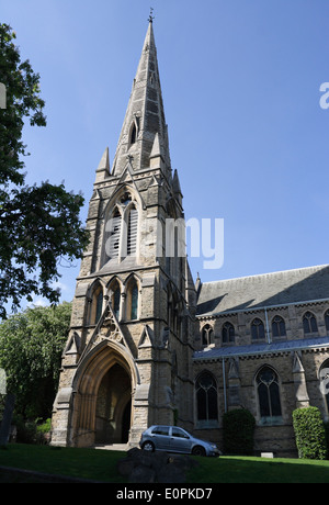 Chiesa parrocchiale di San Giovanni a Ranmoor Sheffield in Inghilterra Foto Stock