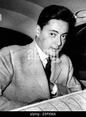Umberto Agnelli arriva a Londra per la riunione Foto Stock