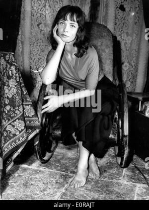 L'attrice Marianne Benet nella scena del film Foto Stock