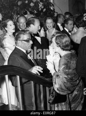 Aristotele Onassis getta parte per Maria Callas Foto Stock