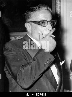 Aristotele Onassis getta parte per Maria Callas Foto Stock