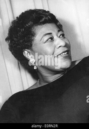 Ritratto del cantante Ella Fitzgerald Foto Stock