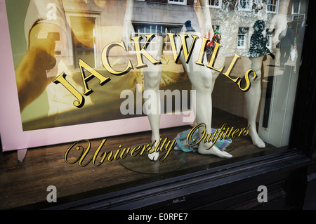 Jack Wills abbigliamento fashion store, England, Regno Unito Foto Stock