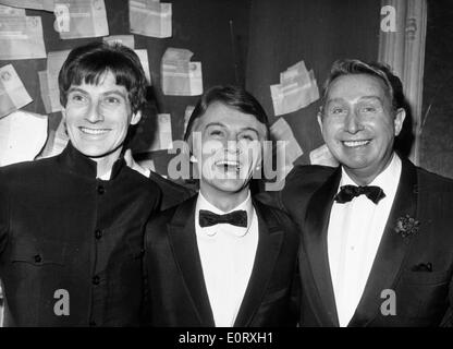 Cantante Claude Francois per eseguire presso il teatro Olimpia Foto Stock