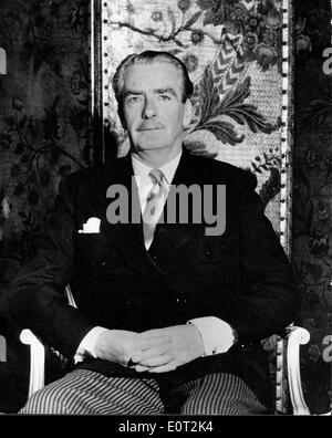 Ritratto di un politico Anthony Eden Foto Stock