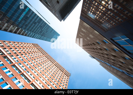 IZD Tower, Donaucity, Wien Oesterreich - IZD-Tower, Vienna, Austria Foto Stock