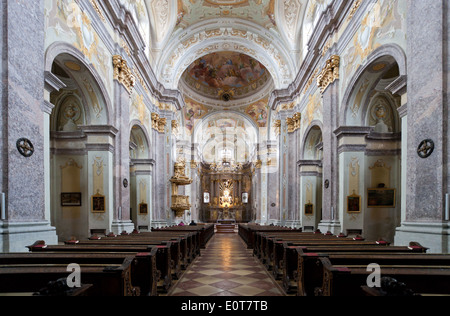 Affresco verniciatura, Chiesa di Pellegrino Sonntagberg, Bassa Austria, Mostviertel Regione Foto Stock