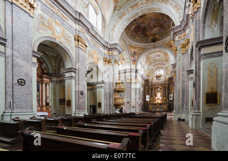 Affresco verniciatura, Chiesa di Pellegrino Sonntagberg, Bassa Austria, Mostviertel Regione Foto Stock