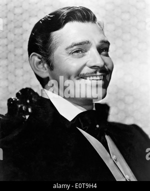 Clark Gable, pubblicità ritratto, sul set del film "Via col vento", 1939 Foto Stock