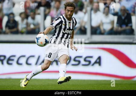 Torino, Italia. 18 Maggio, 2014. Di calcio della Serie A. La Juventus v Cagliari. Claudio Marchisio Juventus © Azione Sport Plus/Alamy Live News Foto Stock