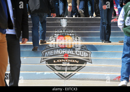 Il Memorial Cup ospitato da Londra Ontario in 2014. Foto Stock