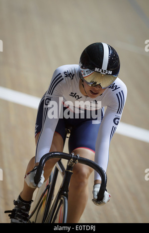 Rebecca James a UCI via World Cup 2013, Manchester Foto Stock