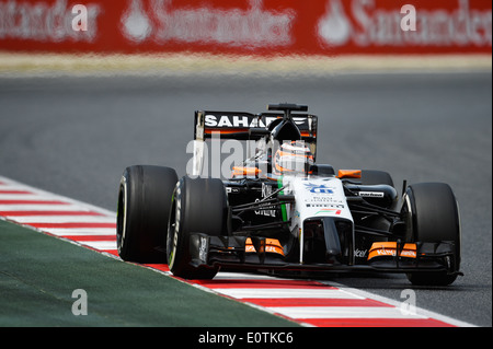 Formula One Grand Prix di Spagna 2014 ---- Nico Hülkenberg Huelkenberg, Force India VJM07 Foto Stock