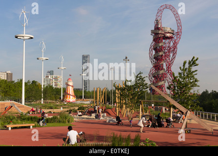 La Queen Elizabeth Olympic Park - Stratford - Londra Foto Stock