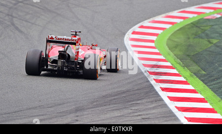 Formula One Grand Prix di Spagna 2014 ---- Fernando Alonso (ESP) , Ferrari F14 T Foto Stock