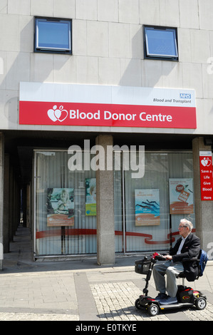 Donatore di Sangue centro di Luton, Bedfordshire Foto Stock