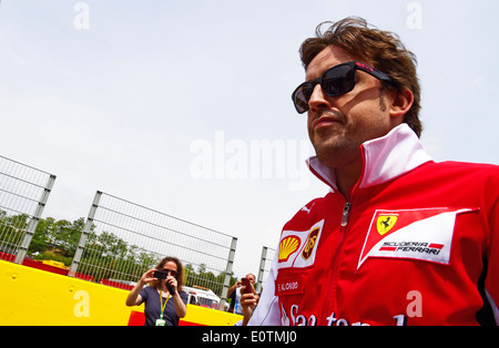 Formula One Grand Prix di Spagna 2014 ---- Fernando Alonso (ESP) , Ferrari Foto Stock