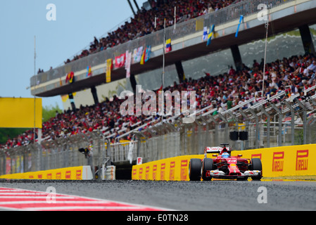 Formula One Grand Prix di Spagna 2014 ---- Fernando Alonso (ESP) , Ferrari F14 T Foto Stock