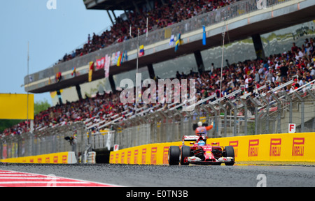 Formula One Grand Prix di Spagna 2014 ---- Fernando Alonso (ESP) , Ferrari F14 T Foto Stock