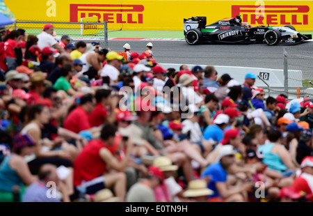 Formula One Grand Prix di Spagna 2014 ---- Nico Hülkenberg - Huelkenberg , Force India VJM07 Foto Stock