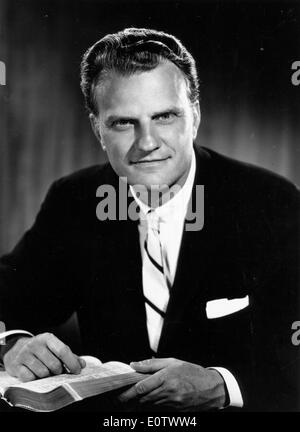 Ritratto del reverendo Billy Graham Foto Stock