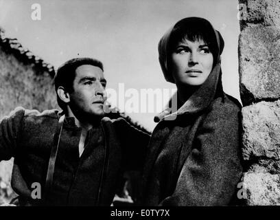 L'attrice Silvana Mangano in una scena di un film Foto Stock