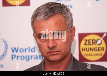 Jose Mourinho annunciando il suo ruolo come ambasciatore del PAM Foto Stock